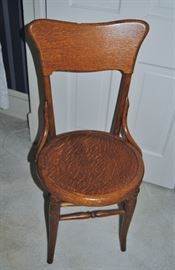 Quarter-sawn oak chair