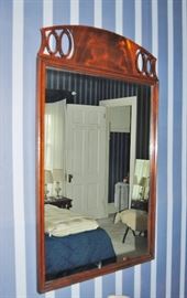 Vintage mahogany mirror
