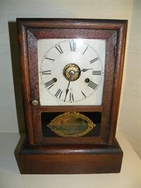 Seth Thomas key wound clock. It's keeping time and chimes on the hour!