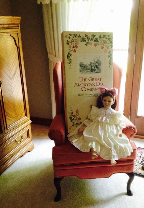 Large Great American Girl Doll - Martina - with Box, Accessories, Certificate of Authenticity, Autographed Photo .... more info on this doll to come.  MINT