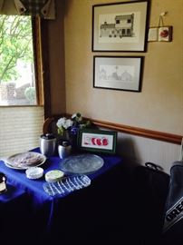 Large assortment of Wall Decor; Serving Ware; Canisters, etc.