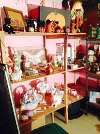 Large amount of Vintage & Newer Holiday Decorations for Easter, Christmas, Halloween and Seasonal!