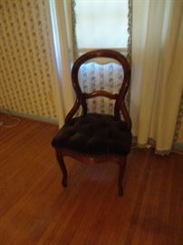 Several parlor chairs - upstairs and downstairs