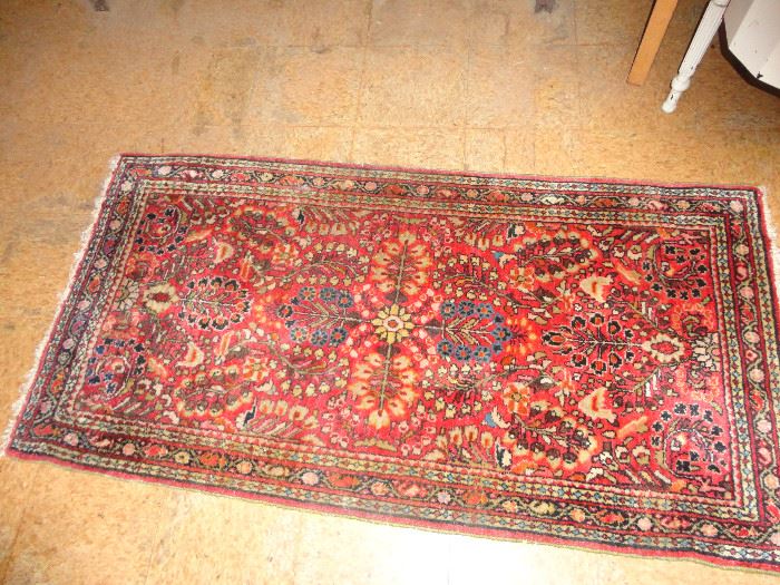 Five genuine oriental rugs  #1