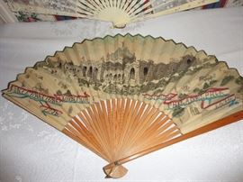 Fan from the  International Philadelphia Exhibition - 1876.