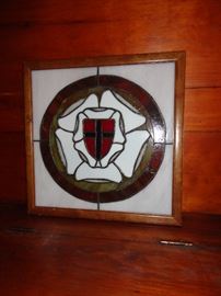 Stained glass - framed.