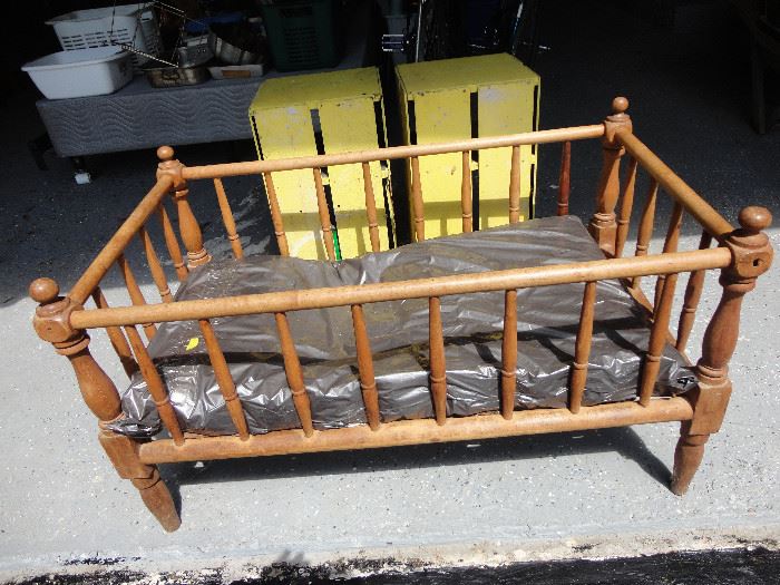 Antique baby crib.