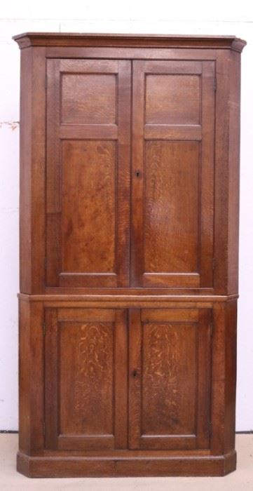 Antique southern corner cupboard