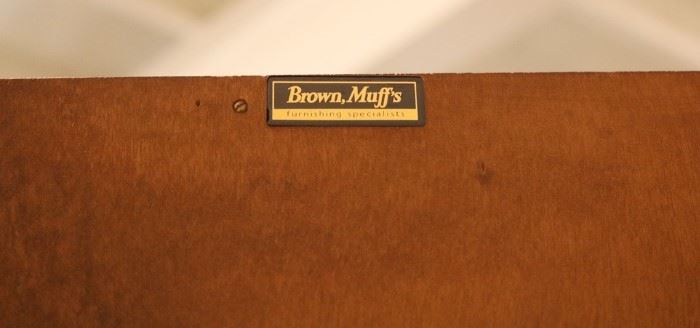 signed Brown, Muffs