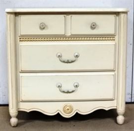White painted chest by Stanley