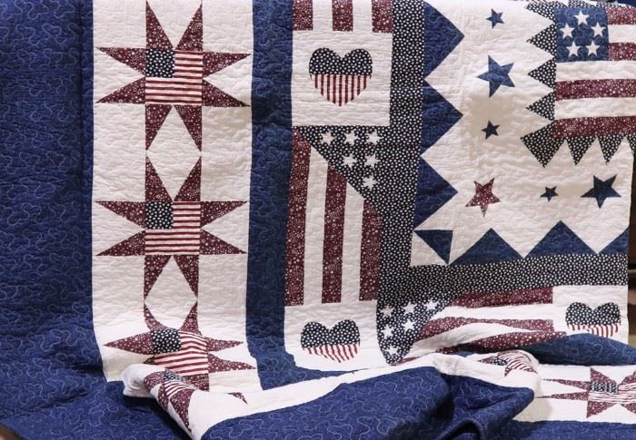 Traditional flags quilt