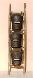 #6700 small ladder with 1/2 pails