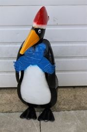 #6598 Penguin with blue scarf