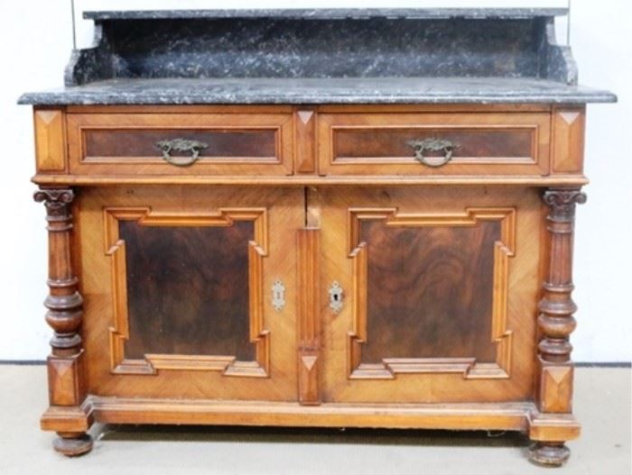 Victorian marble top dresser