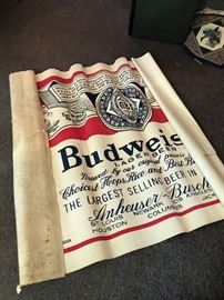 70s vintage Budweiser sign