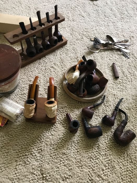 Pipes, several Meerschaum 