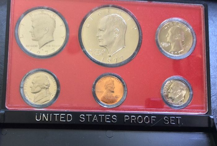 1977 US Coin Proof Set. 