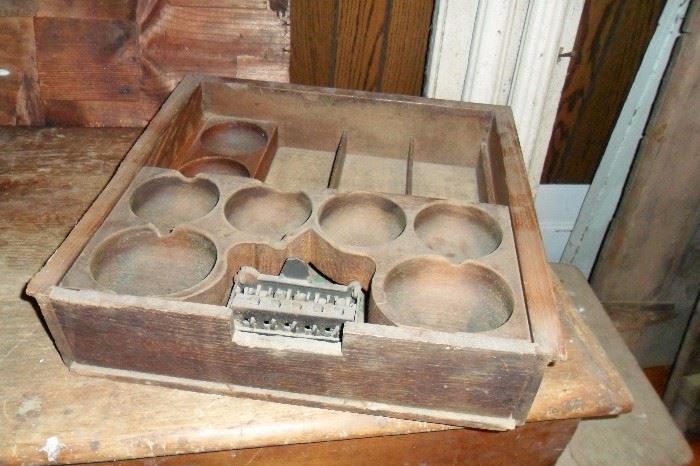 Antique Under the Counter Wooden Register Drawer/Cash Box
