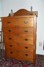 Antique Oak Dresser.