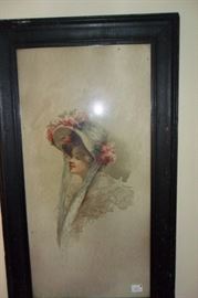 Lovely Antique Victorian Print.