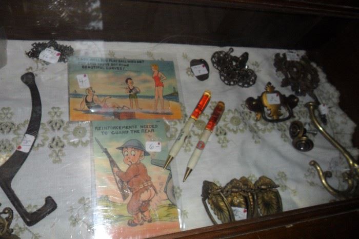 Assorted Antique Drawer Pulls,Knobs & Hooks,etc...