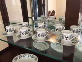 Royal Worcester Lavinia demitasse service