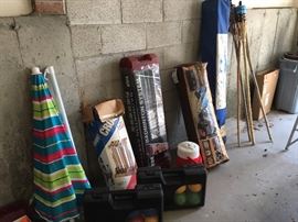 Camping and outdoor recreation - 9 man tent, bocce, croquet, tiki torches...more