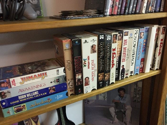 VHS tapes - Robin Williams collection