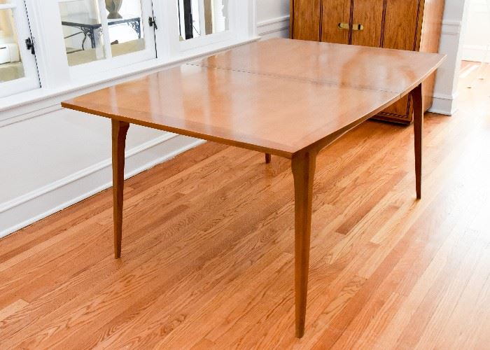 BUY IT NOW!  Lot # 104, Mid Century Modern Dining Table, $450, (Approx. 60" L x 40" W x 29" H)