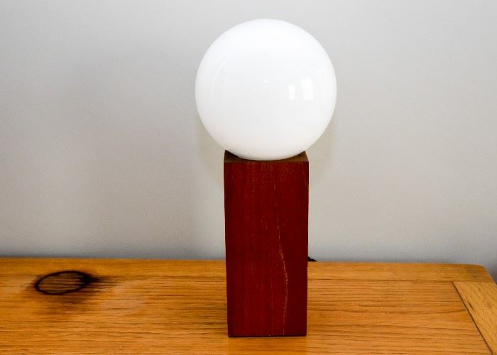 Mod Table Lamp (Wood Base)
