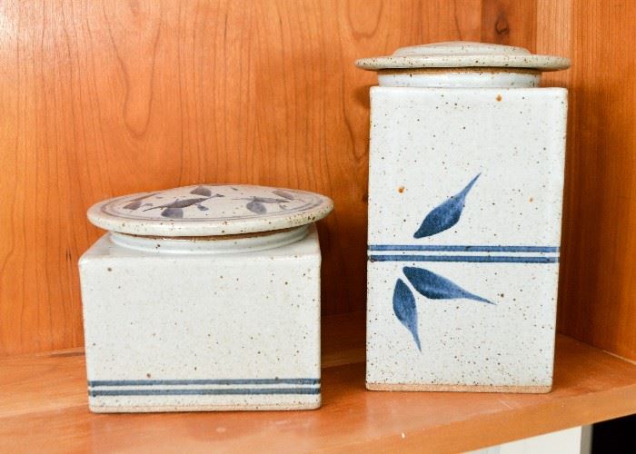 Stoneware Canisters