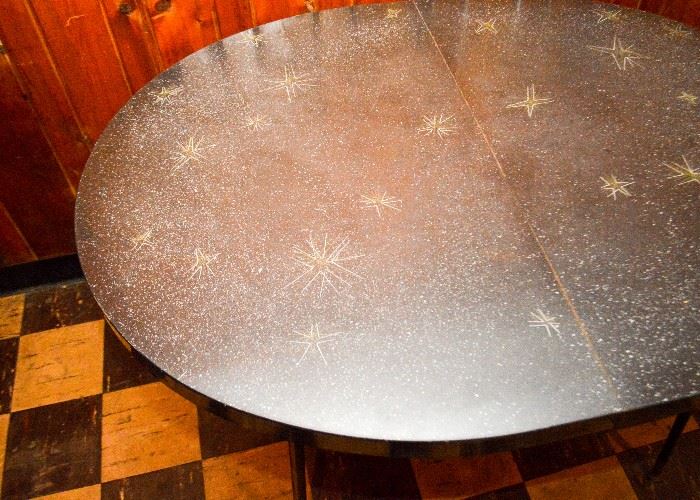 Vintage Kitchen Table (Starburst Top)