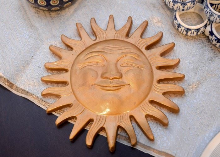 Pottery Sun Wall Hanging