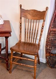 Antique Spindle Chairs (Pair)