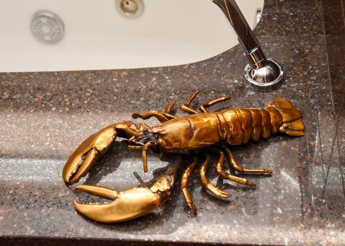 Lobster Metal Sculpture