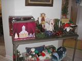 A lot of Christmas items