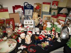 vintage Christmas, Dept 56 Krinkles too cute!, Lenox Pfaltzgraff and more