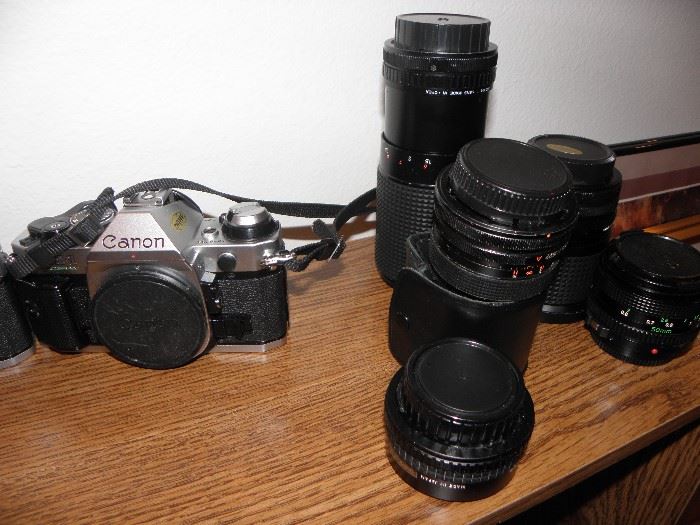 Canon 35 mm and lenses