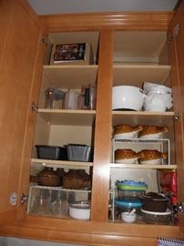 Bakeware, covered soup bowls, etc