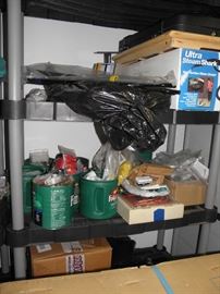 More garage items, ie assorted screws, nails, hardware items.