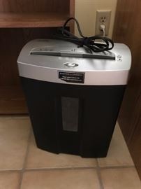 One of two paper shredders