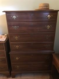 Statton Cherry Chest on Chest.  Matches Dresser and two nightstands