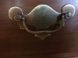 Hardware on Statton bedroom furniture