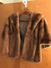 Mink cape