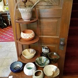 Studio pottery, pastry stand