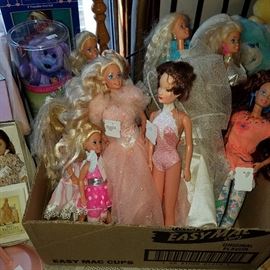Dolls, including Barbie!
