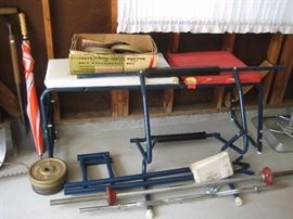 Workbench & weights $40