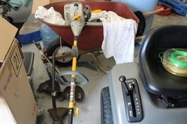 Ryobi Weed Eater with multi Attachment