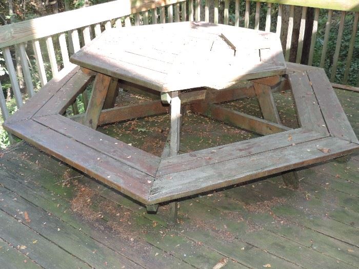 family style picnic table