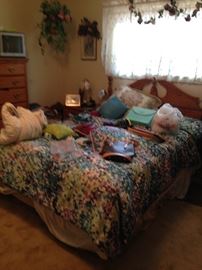 Queen size frame and matress!